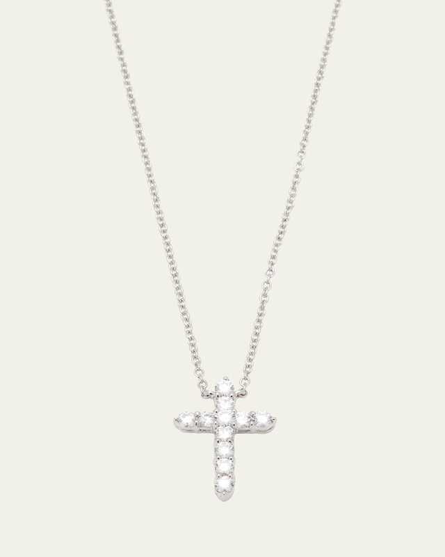 CZ Cross Pendant Necklace